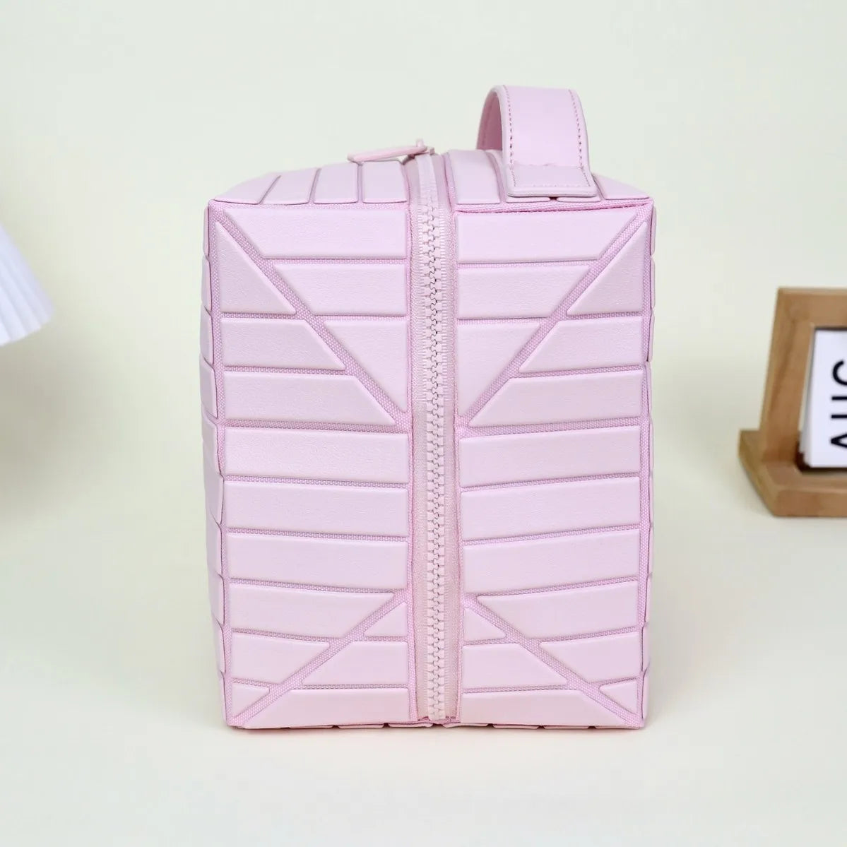 Waterproof Striped Toiletry Bag