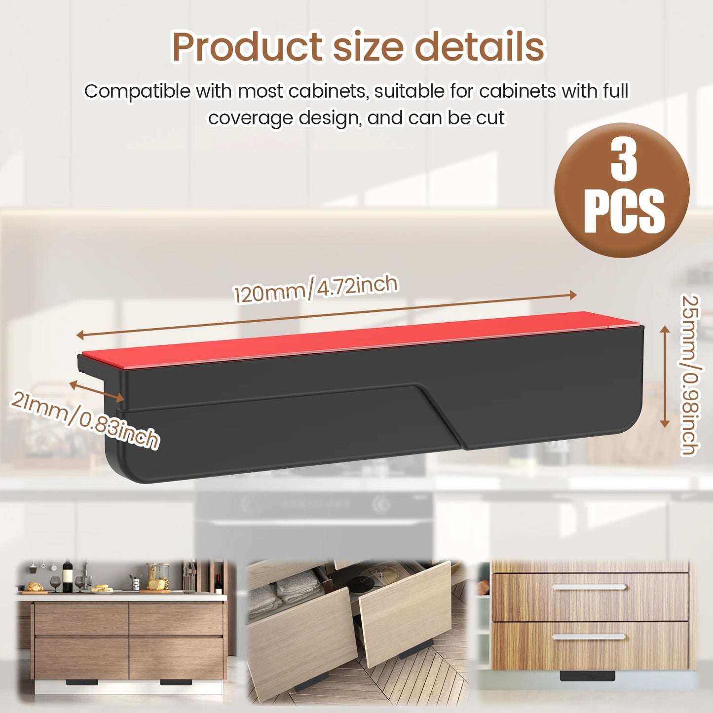 StepPull Hands-Free Cabinet Foot Handle