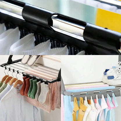 Space-Saving Hanging Drying Rack – 2 Pack