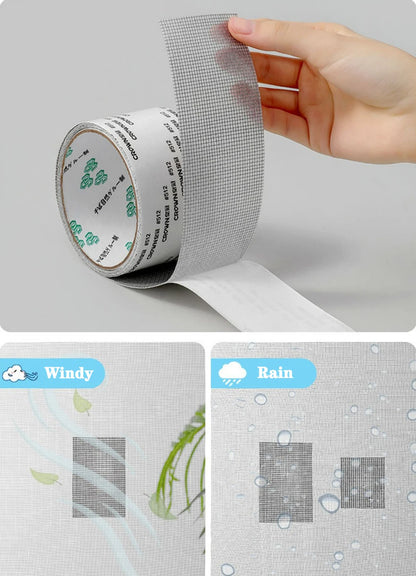 Waterproof Window Screen Repair Tape – Self-Adhesive Anti-Mosquito Mesh Patch