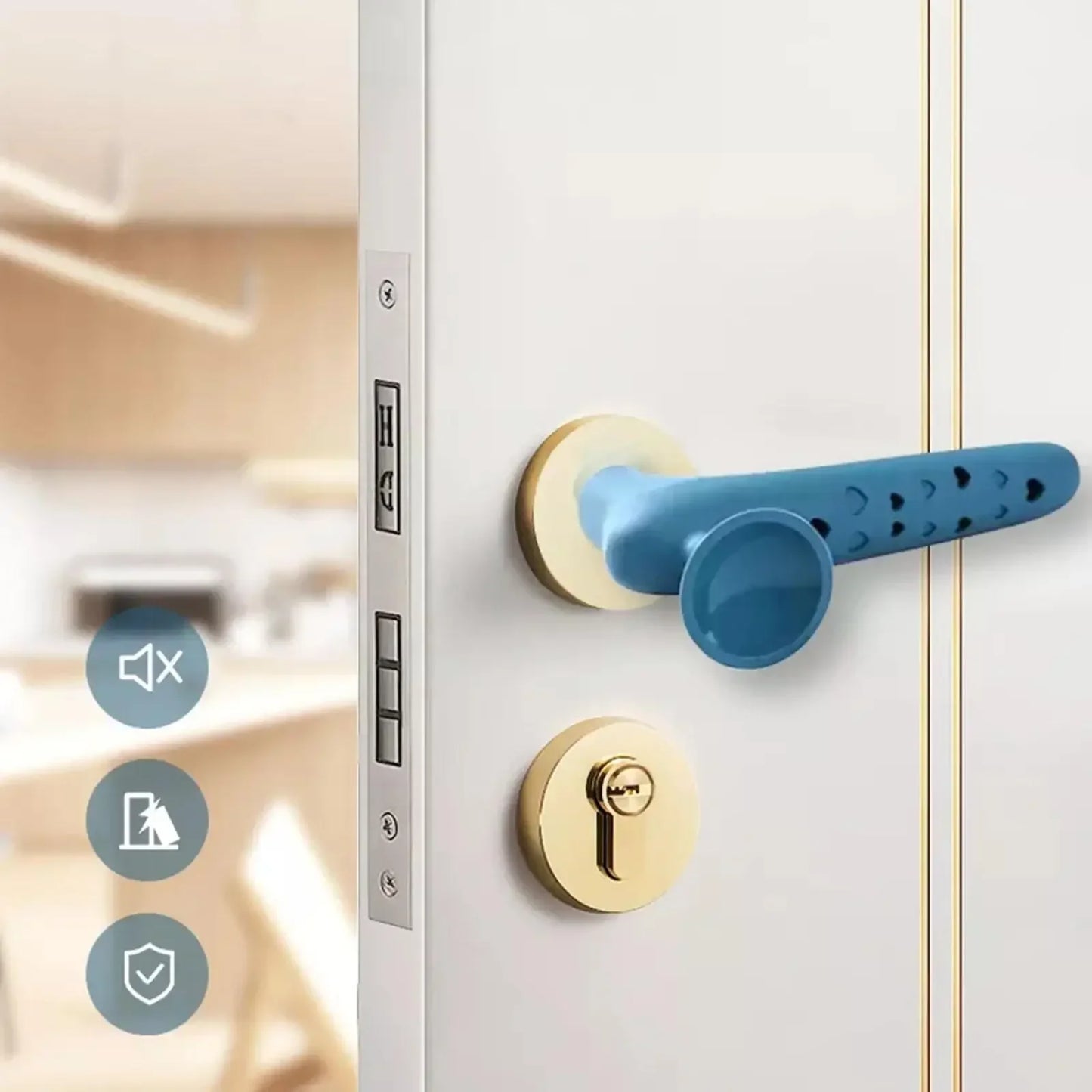 SoftGuard Silicone Door Handle Protector