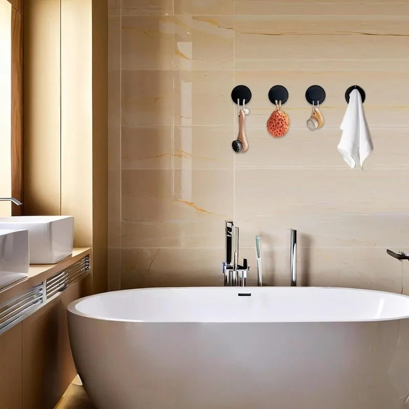 Suction Cup Hooks – Punch-Free Wall Mounted Towel & Utility Holders