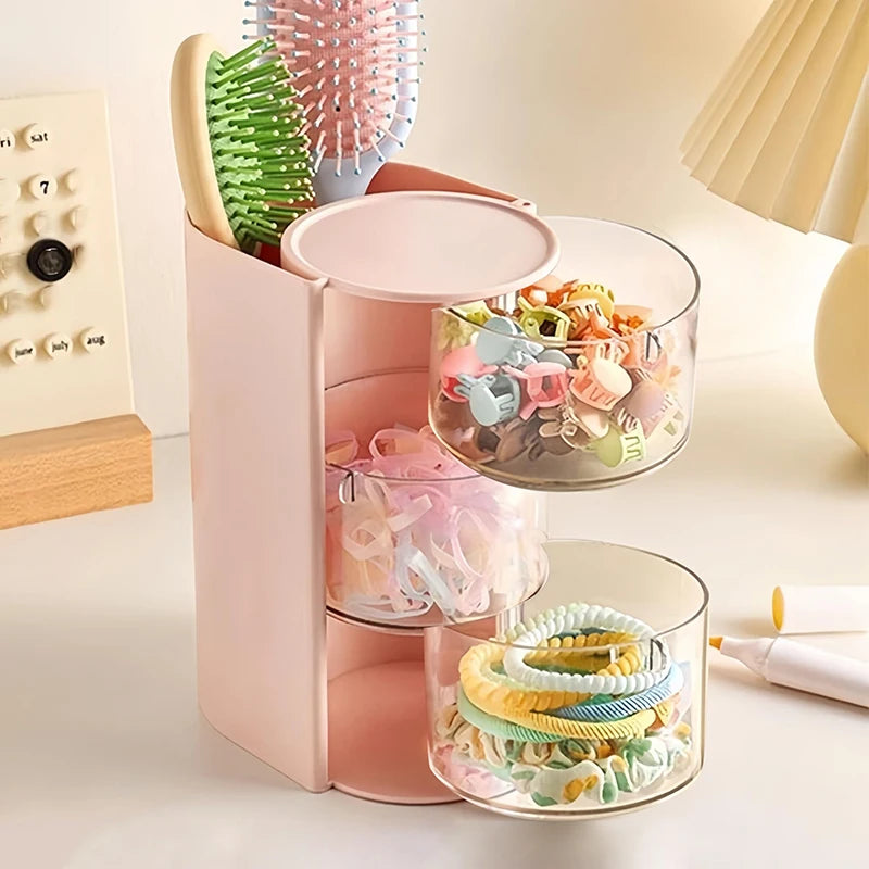 TwirlTidy – Rotating Hair and Makeup Brush Organizer 💁‍♀️✨