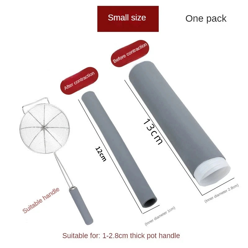 Anti-Scalding Rubber Pot Handle Sleeve – Heat-Resistant Grip