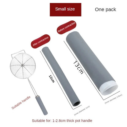 Anti-Scalding Rubber Pot Handle Sleeve – Heat-Resistant Grip