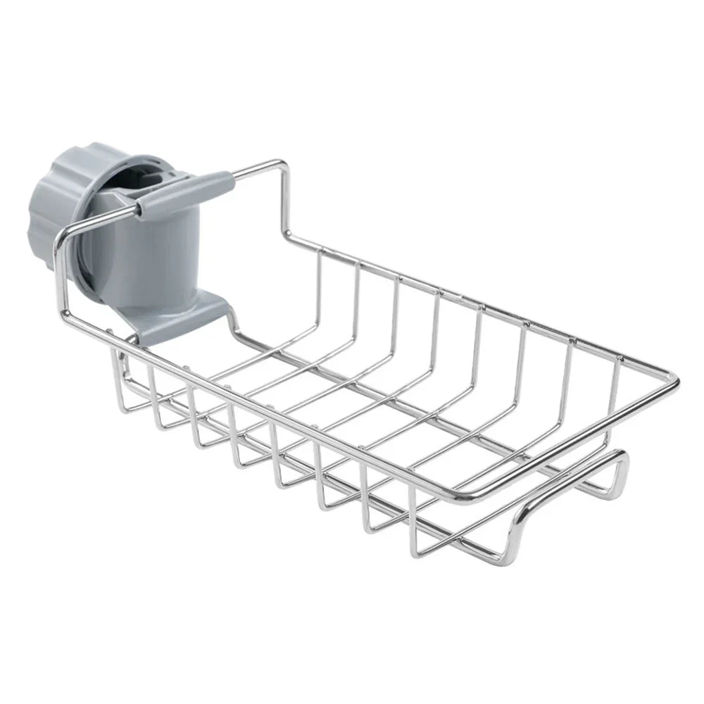 Adjustable Rotatable Faucet Storage Rack