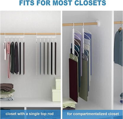 6-Tier Space-Saving Trouser Hanger