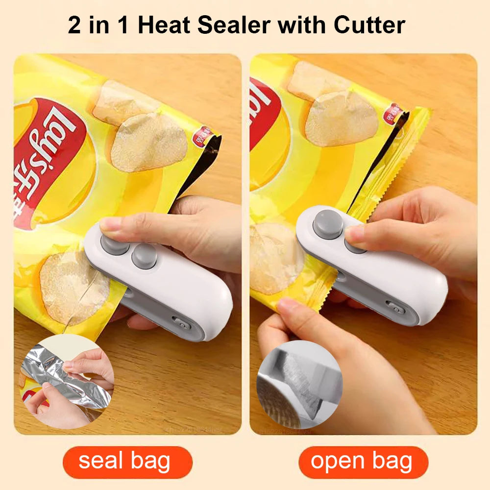 FreshSeal Mini — Rechargeable Handheld Bag Sealer