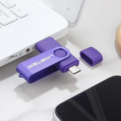 TYPE-C USB Flash Drive 128GB - Real Capacity Pen Drive with Free Key Chain