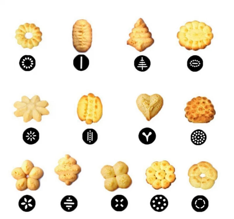 🎄 Christmas Stainless Steel Cookie & Cake Decorating Gun Set