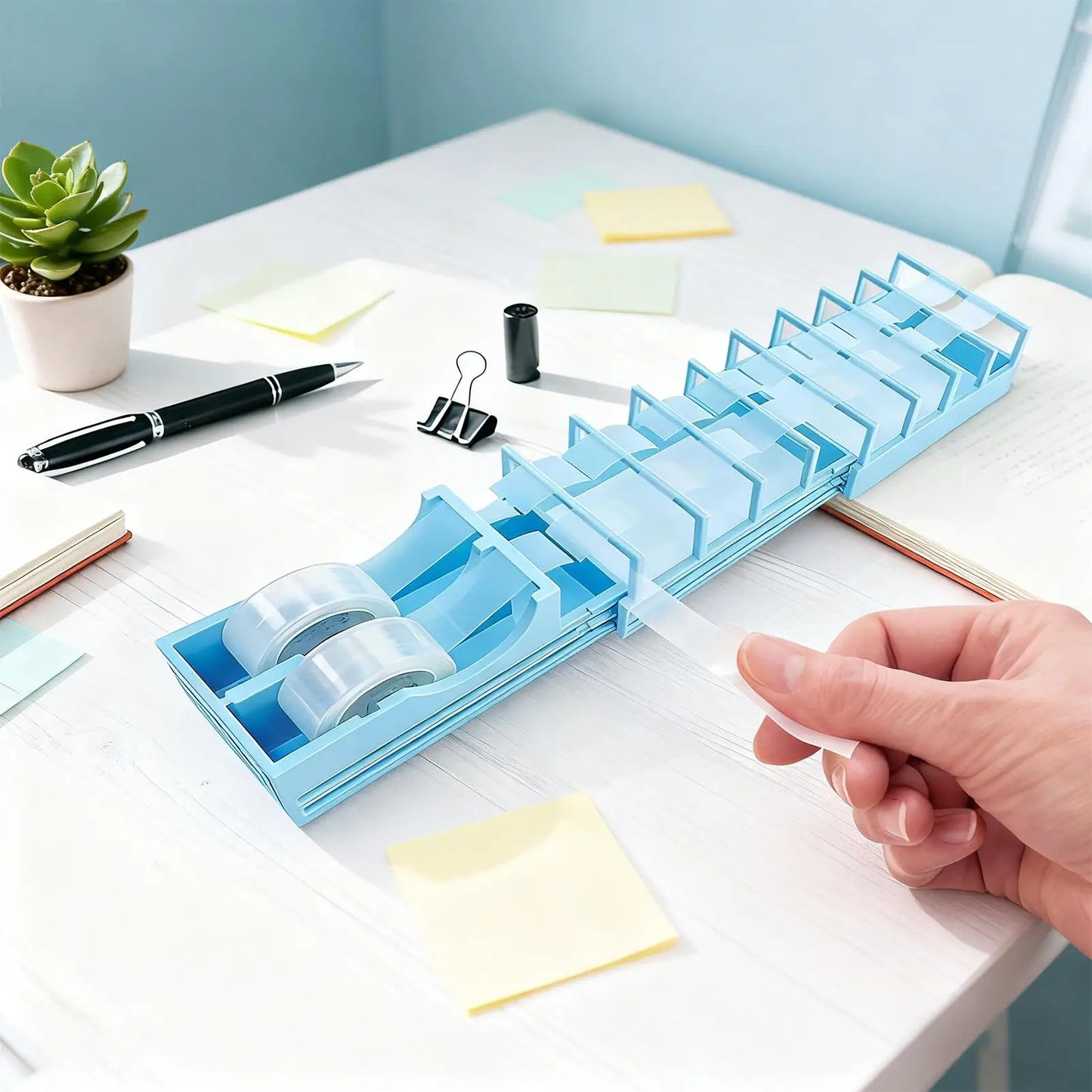 Extendable Tape Dispenser & Cutter – The Ultimate Gift Wrapping Helper