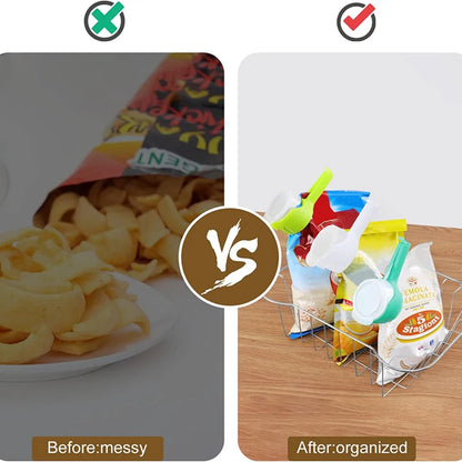 FreshLock Pour-Spout Bag Clips for Food Storage
