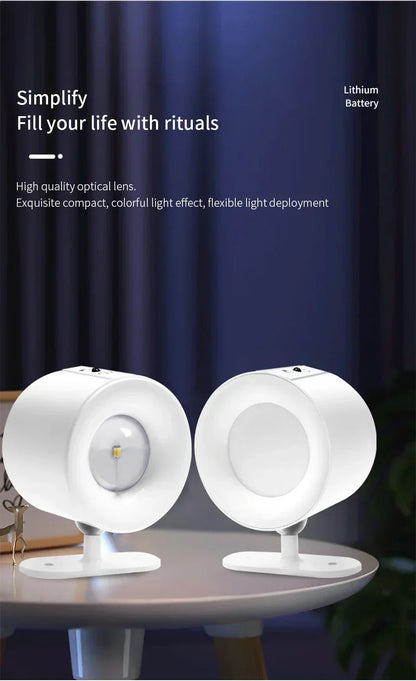 Modern Magnetic LED Wall Lamp – Rechargeable & Remote Controlled