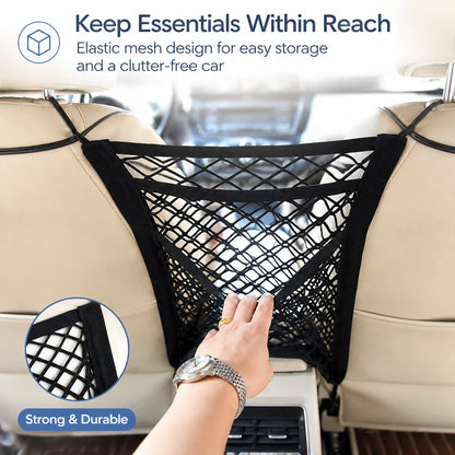 Universal Car Seat Gap Storage Net