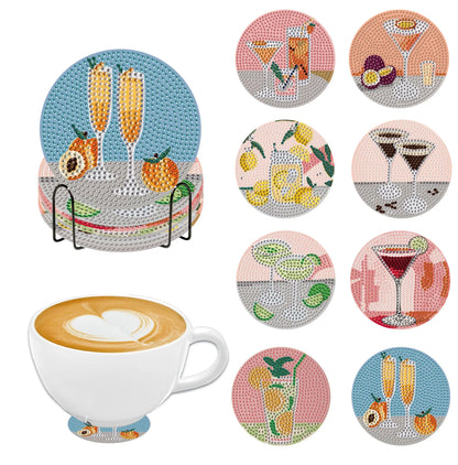 SparkleCoasters – Craft Your Own Diamond Painting Coasters! 💎🍋