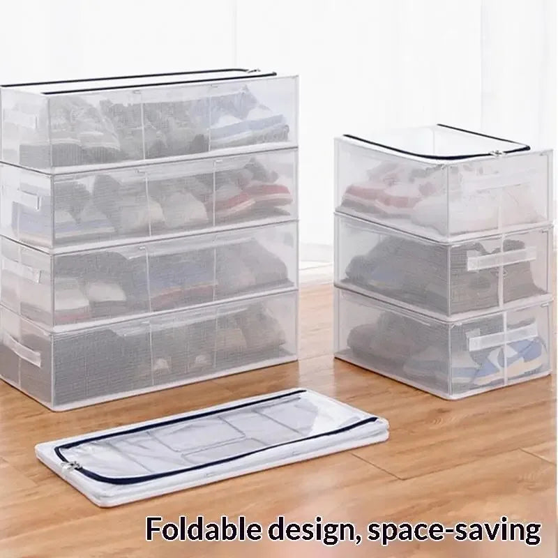 ShoeClear – Transparent Shoe Storage Box 👟📦