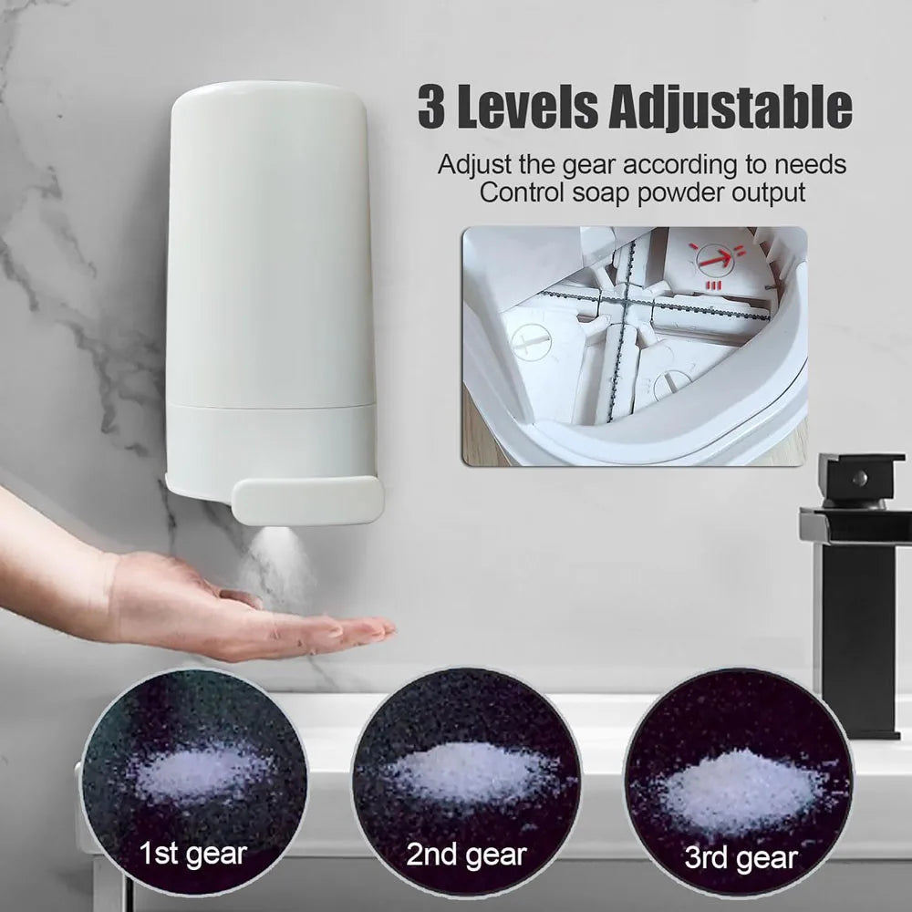 Wall-Mounted Soap Dispenser with Grinder