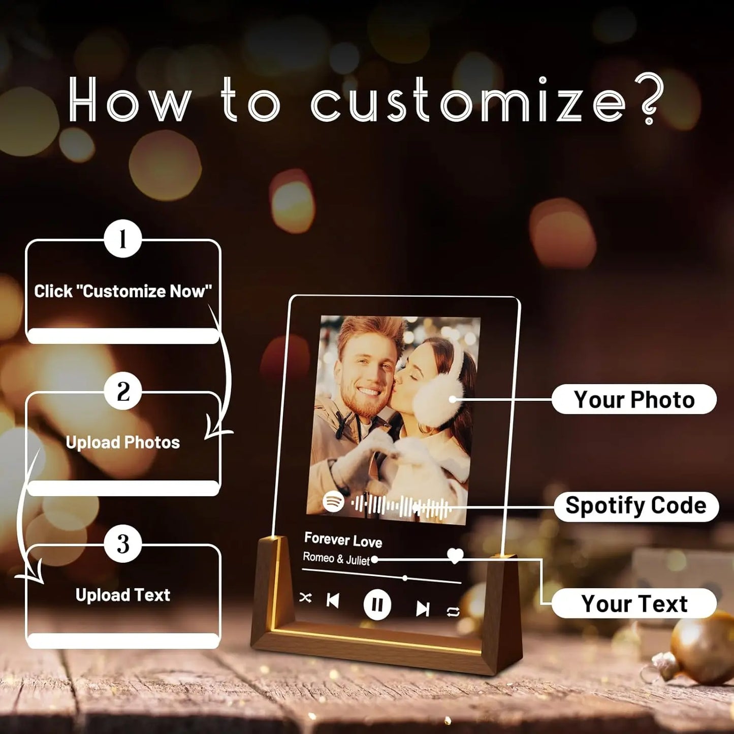 Personalized Spotify Music Lamp