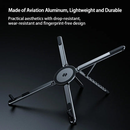 MagFold Alloy Magnetic Stand – Foldable Multi-Device Support Bracket