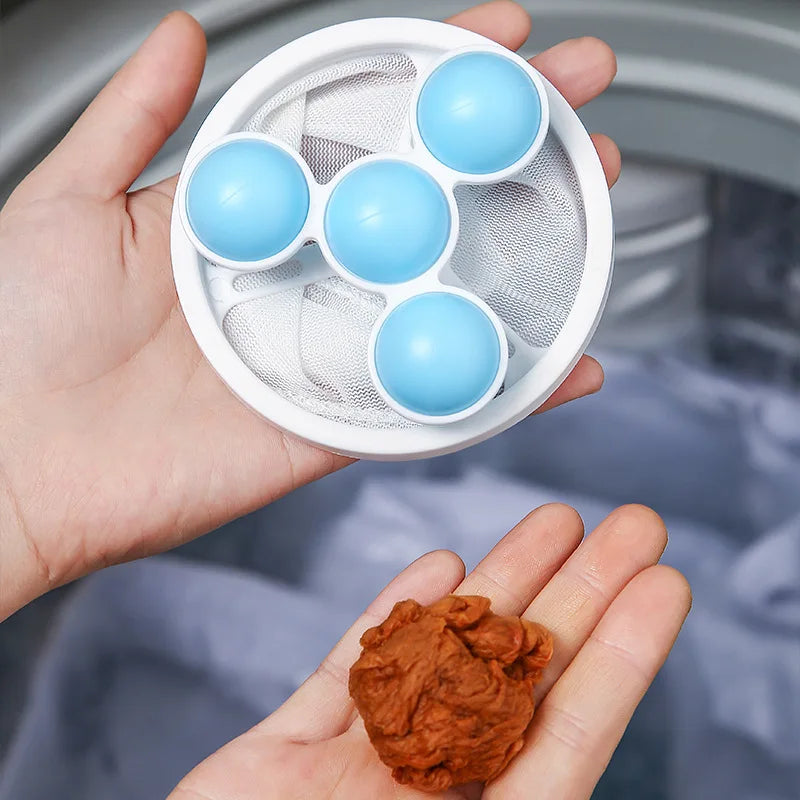 SpinCatch Laundry Filter – Floating Hair & Lint Collector