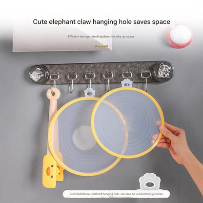 FlexiCover Silicone Stretch Lids with Hook – Reusable Food Covers (3PCS)