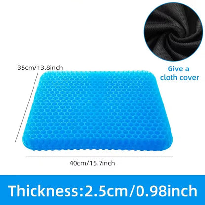 CoolSit – Breathable Honeycomb Gel Seat Cushion 💺❄️