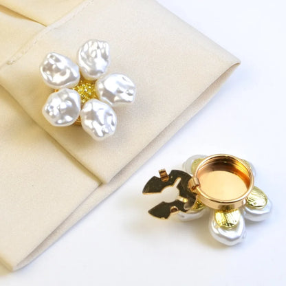Elegant Pearl Button Covers