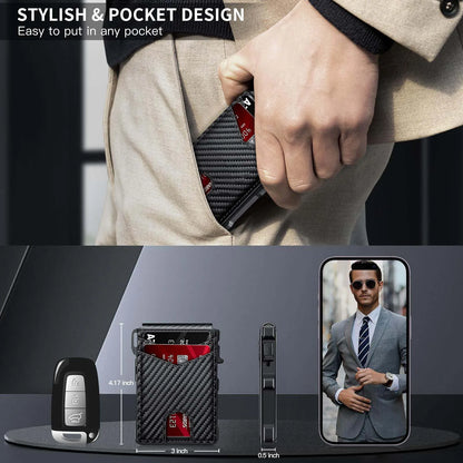 SwiftVault - RFID Pop-Up Bifold Wallet