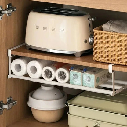 Adjustable Under-Shelf Storage Rack