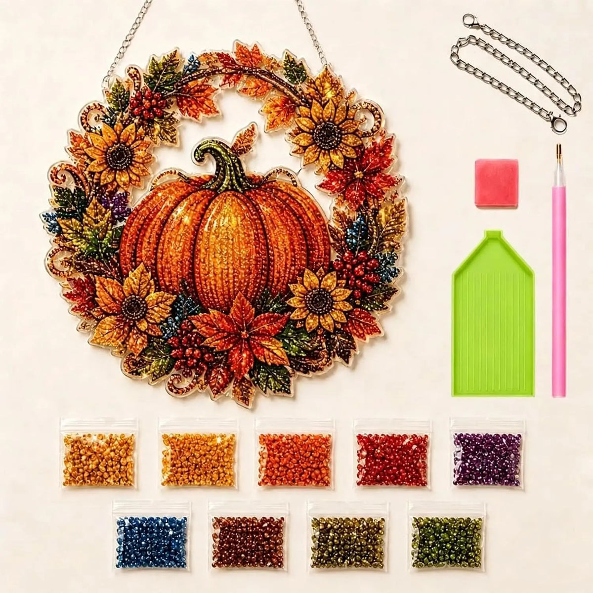 Halloween Diamond Painting Hanging Ornament Kit 🎃💎