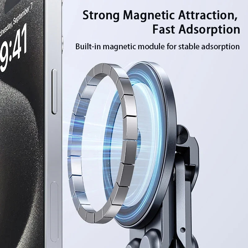 MagFold Alloy Magnetic Stand – Foldable Multi-Device Support Bracket