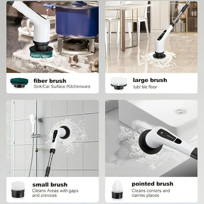 PowerScrub 9-in-1 Electric Spin Cleaning Brush