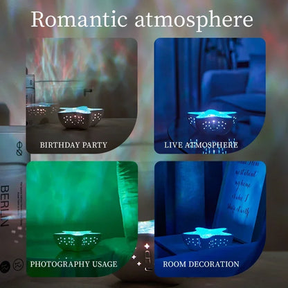 Aurora Starfish LED Projector Lamp