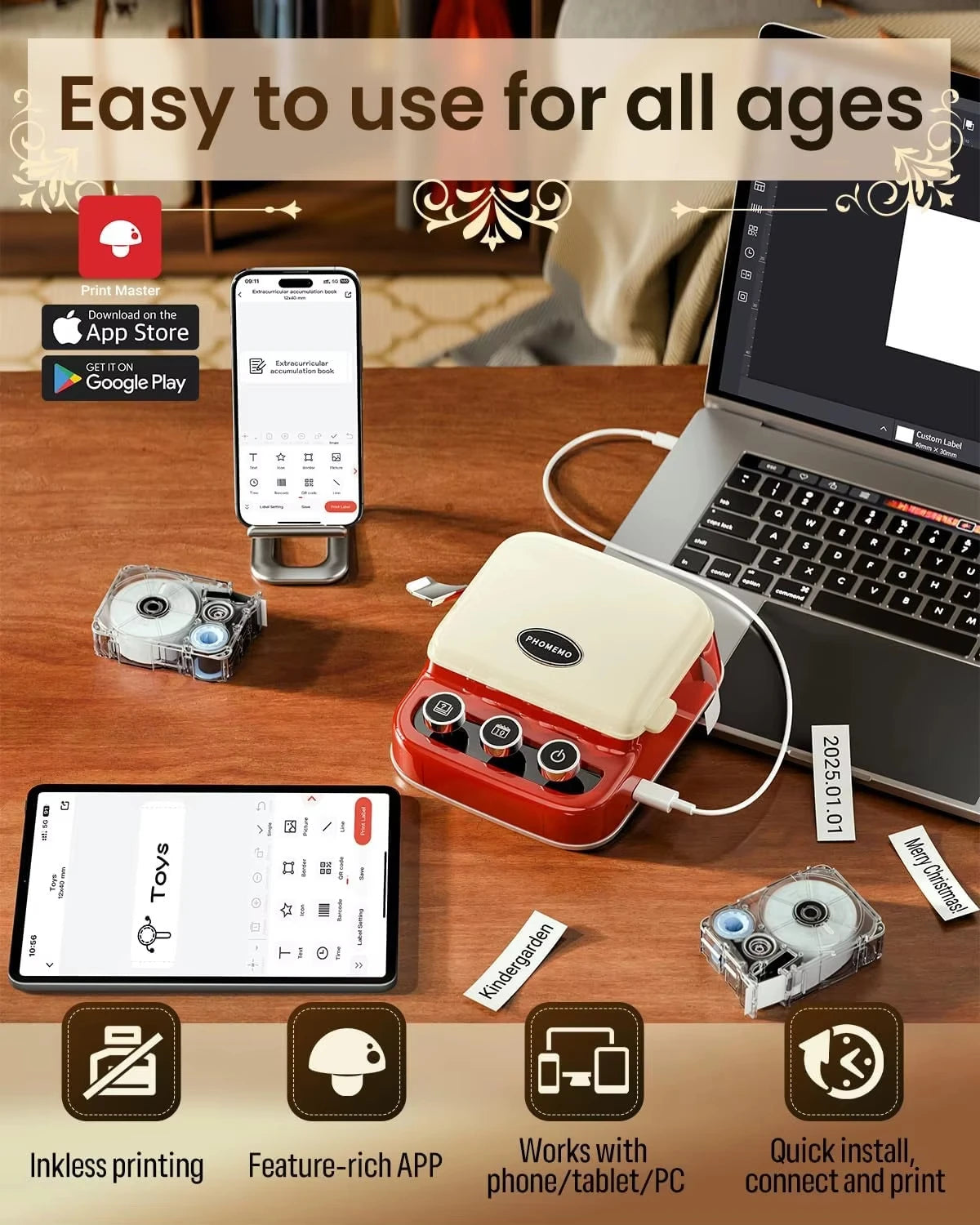 Bluetooth Mini Label Maker 🏷️✨