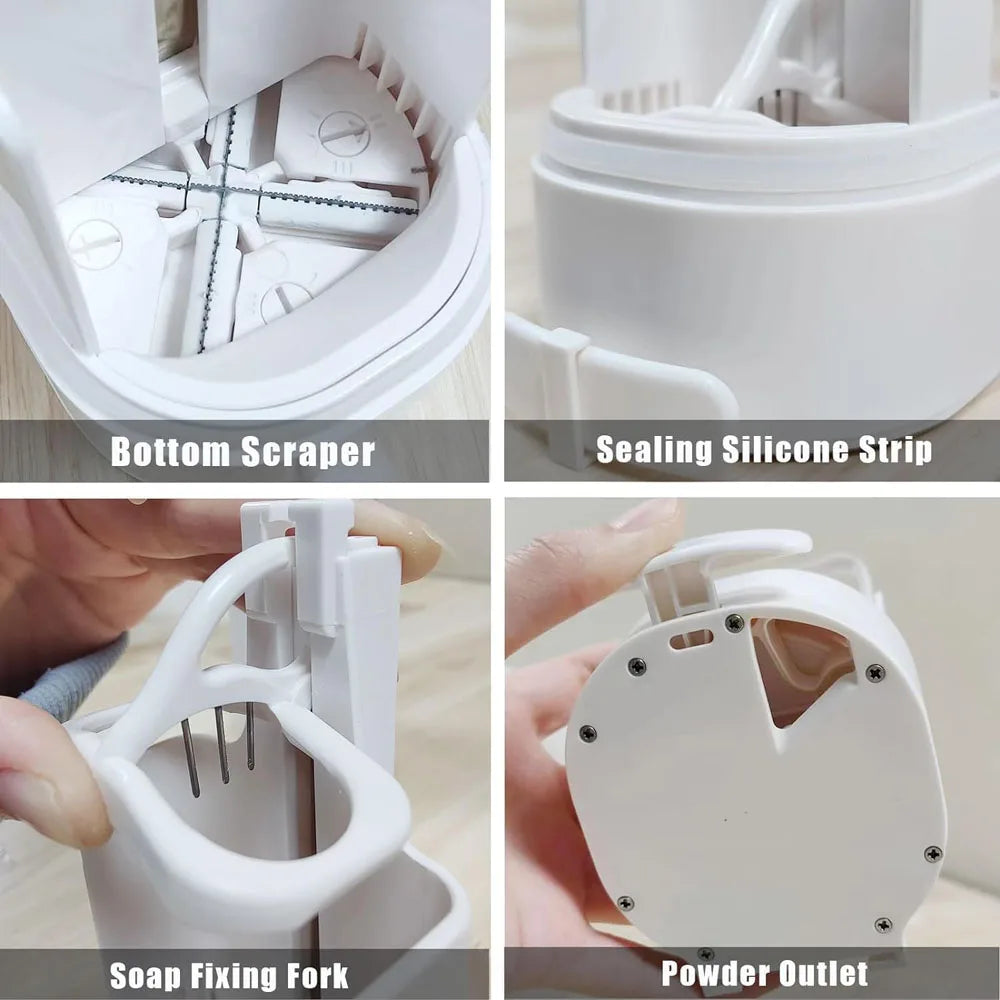 Wall-Mounted Soap Dispenser with Grinder