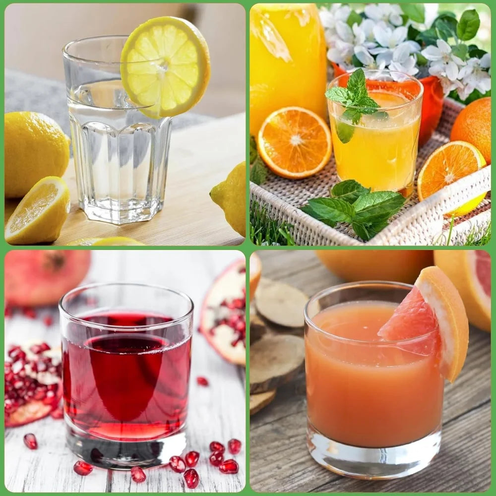 FreshPress Mini Lemon Juicer | Portable Manual Citrus Squeezer with Strainer