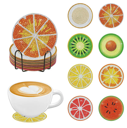 SparkleCoasters – Craft Your Own Diamond Painting Coasters! 💎🍋