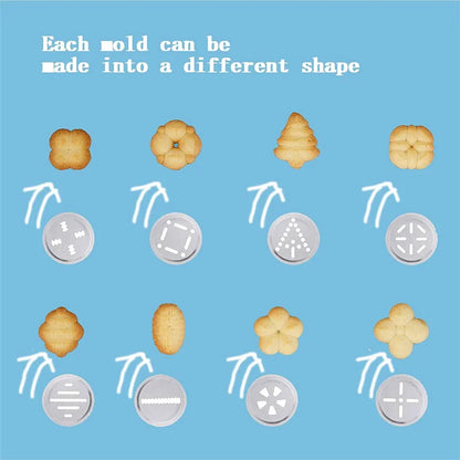 🎄 Christmas Stainless Steel Cookie & Cake Decorating Gun Set