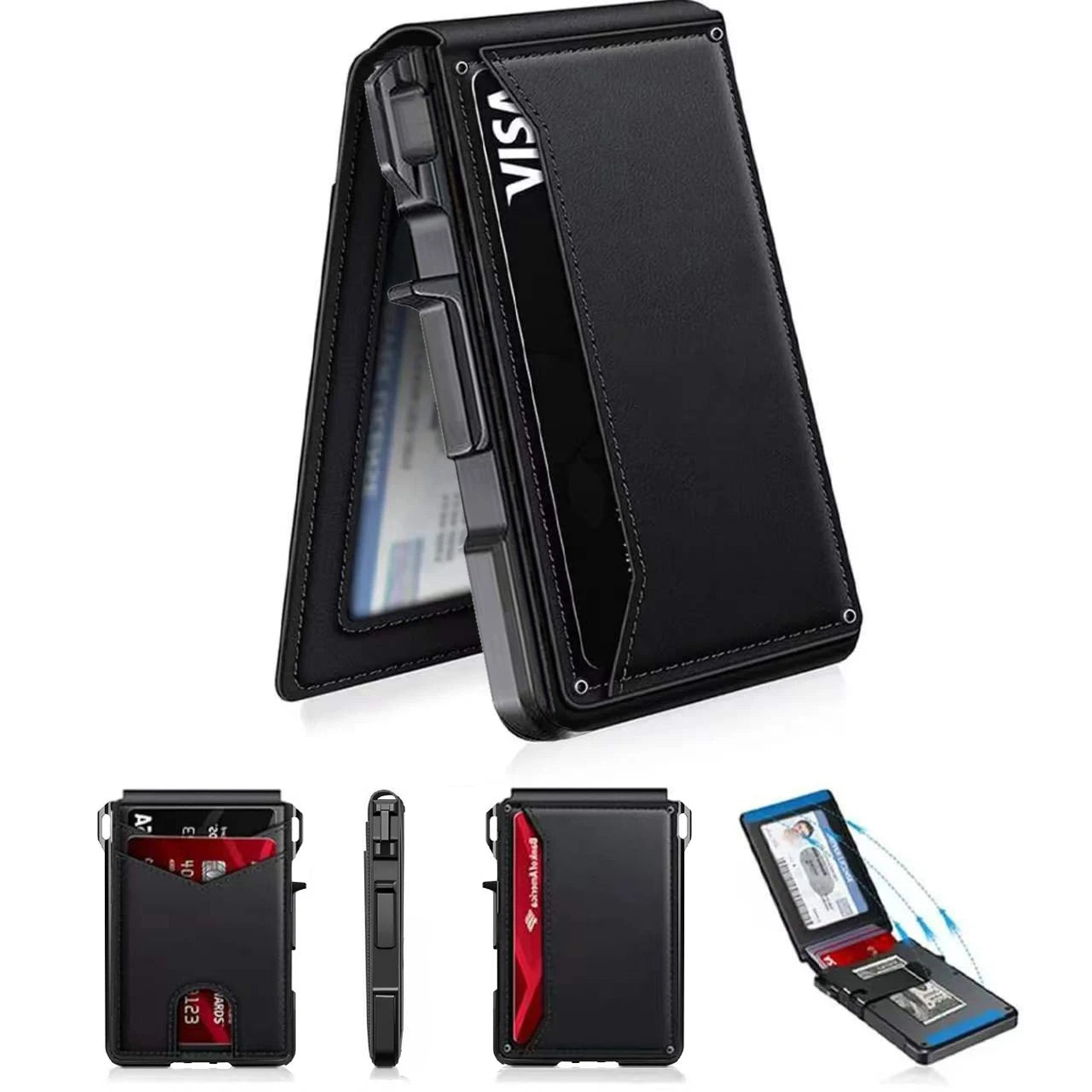 SwiftVault - RFID Pop-Up Bifold Wallet