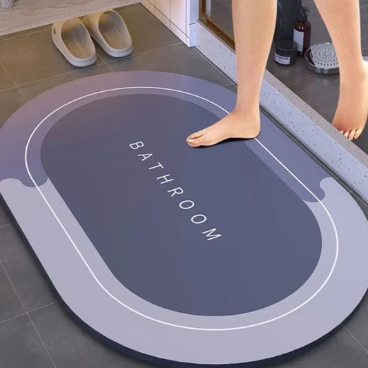 Super Absorbent Non-Slip Bathroom Shower Mat