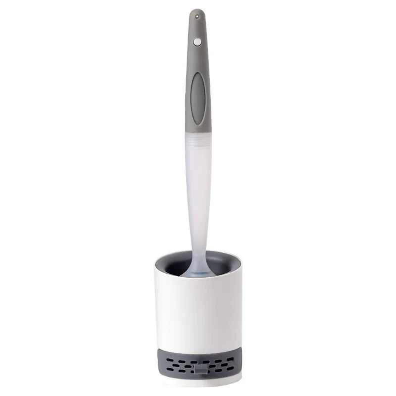 CleanFlex Refillable Silicone Toilet Brush Set