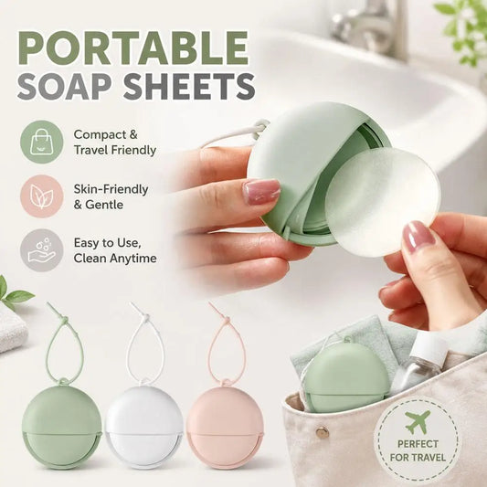 Portable Travel Soap Sheets – 50 Pack