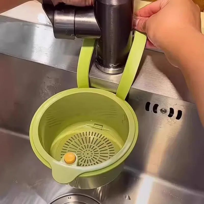 PushClean Self-Cleaning Sink Strainer Basket