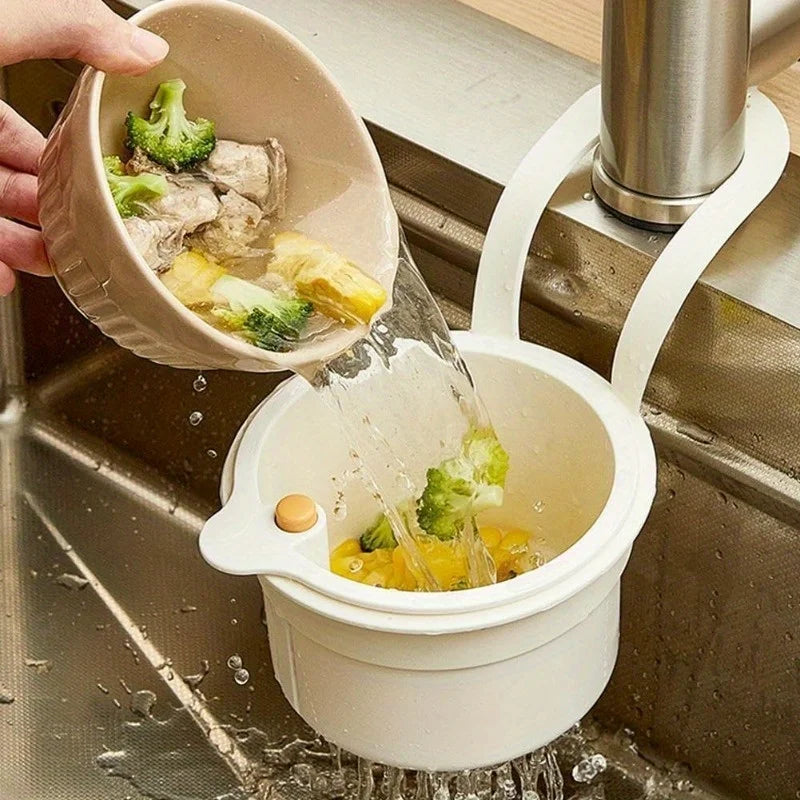 PushClean Self-Cleaning Sink Strainer Basket