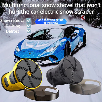 Smart Electric Snow Wiper & Ice Scraper – USB Rechargeable Car De-Icing Tool