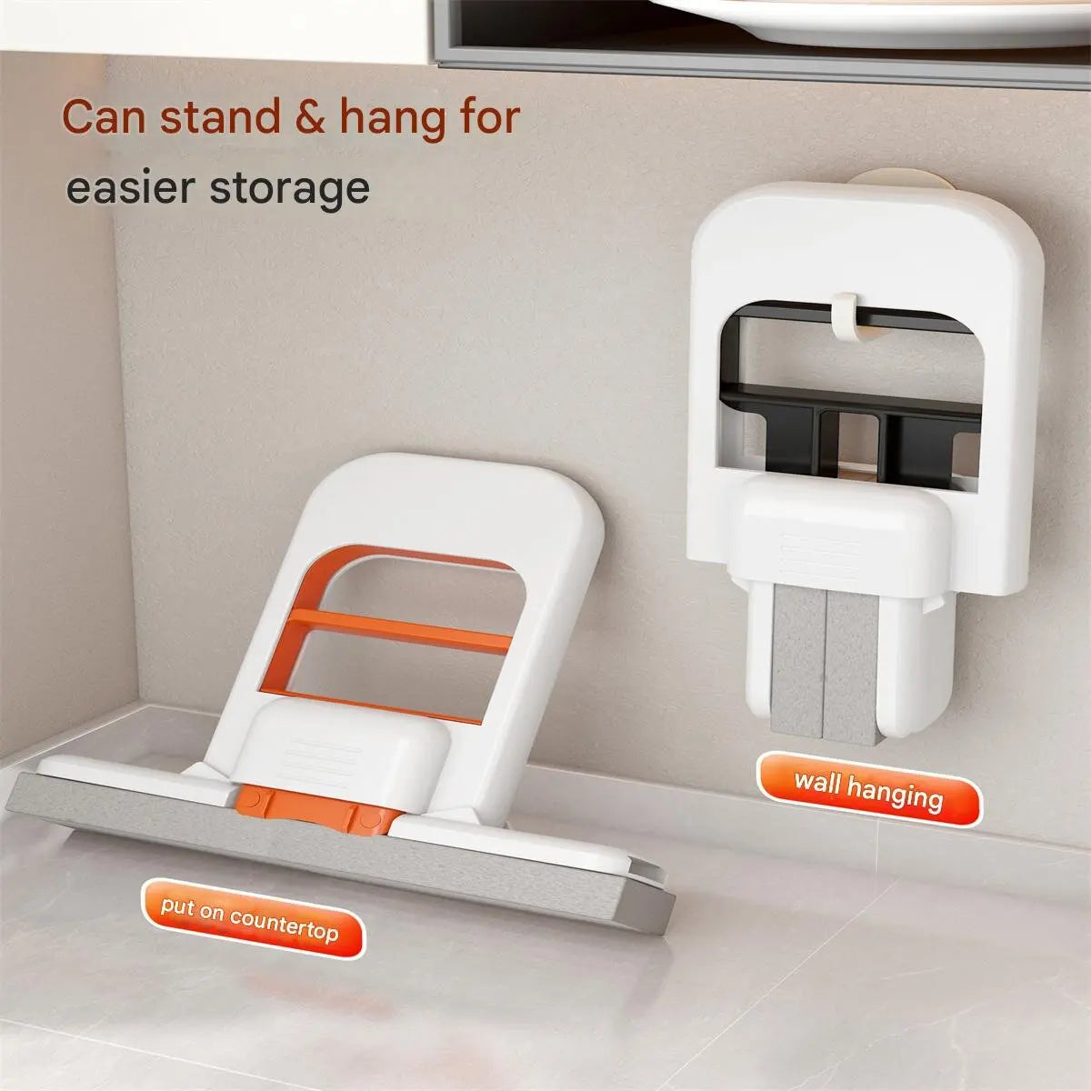 Mini Foldable Mop - Hands-Free Cleaning