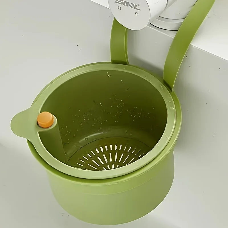PushClean Self-Cleaning Sink Strainer Basket