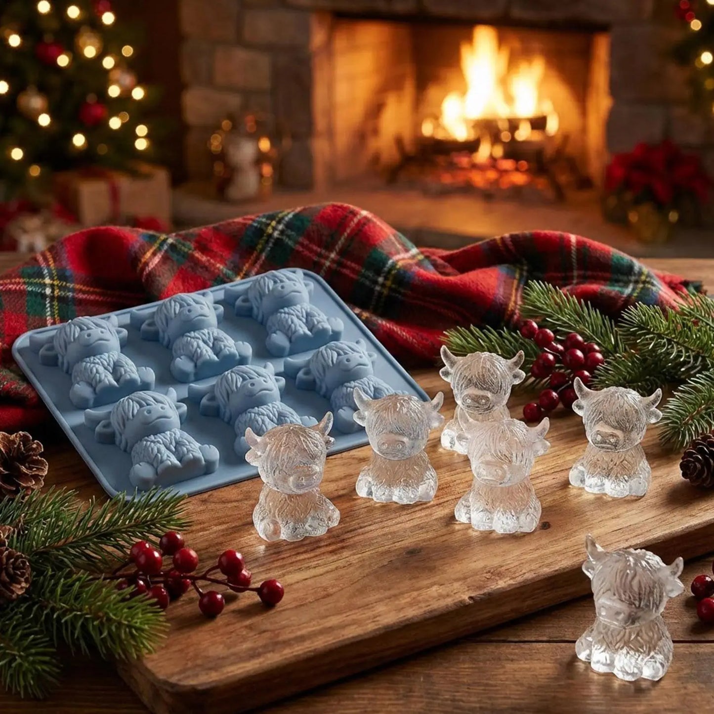Highland Cow Ice Cube Mould