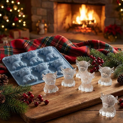 Highland Cow Ice Cube Mould