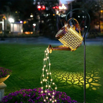 Solar Watering Can Lantern